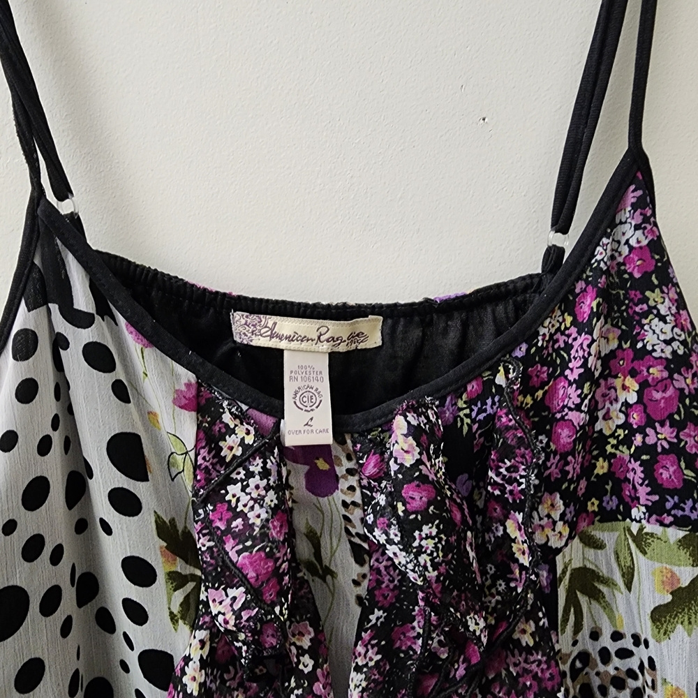 American Rag Multicolor Patchwork Camisole - image 5